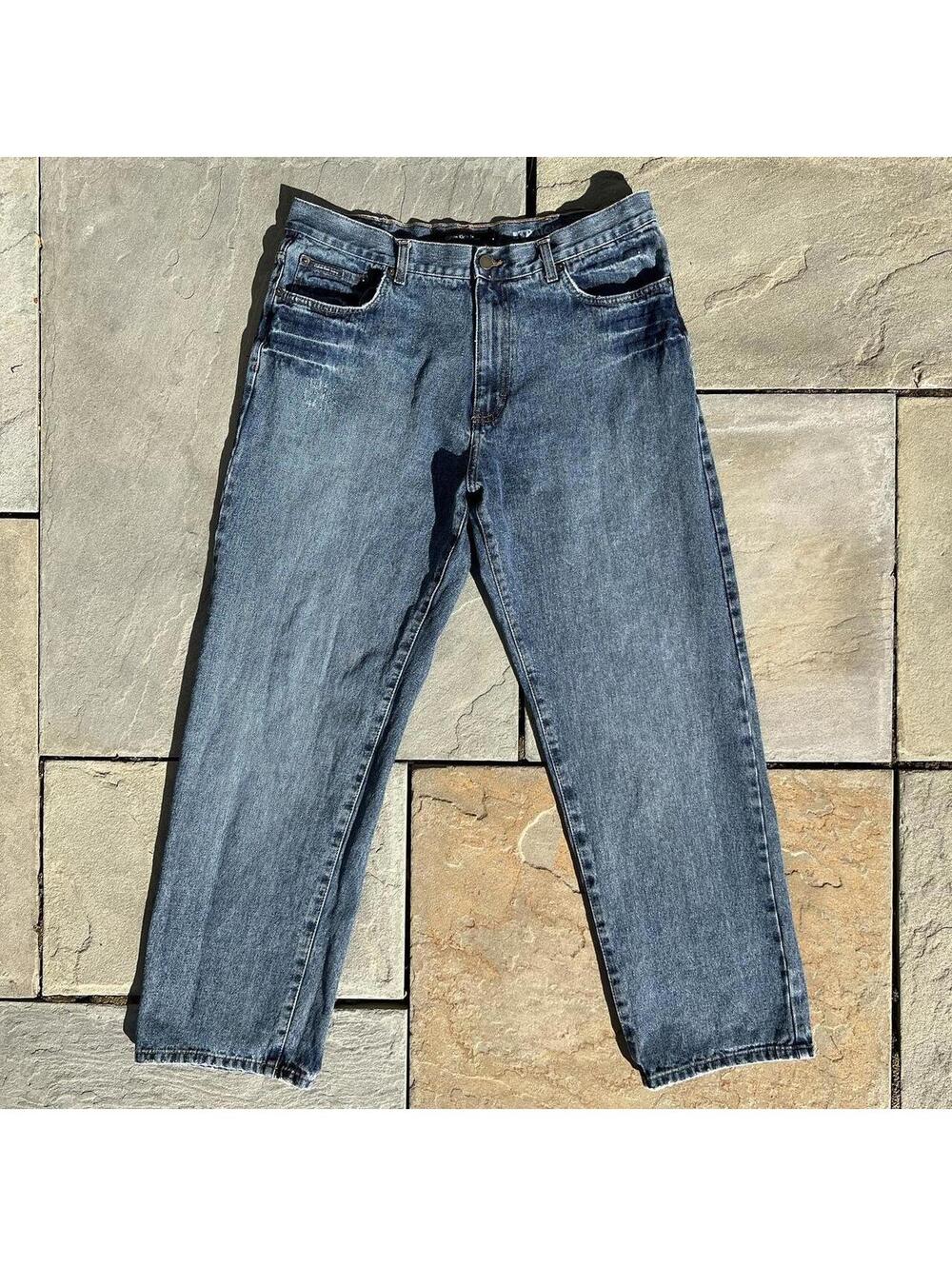 Y2K Calvin Klein Distressed Relaxed Fit Jeans